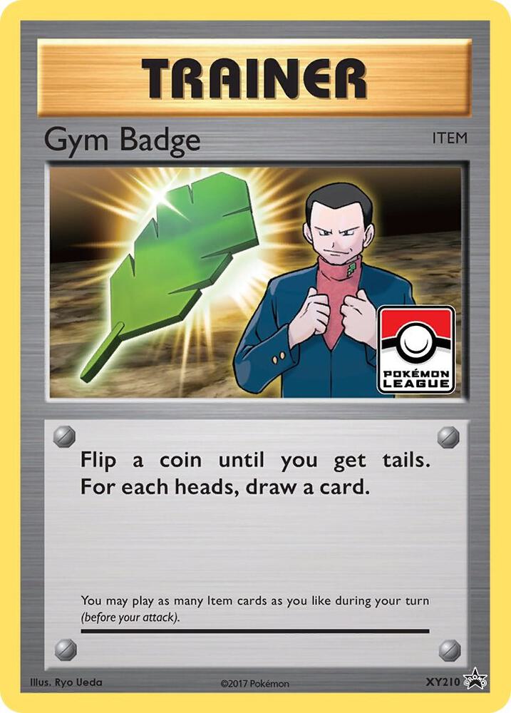 Gym Badge Giovanni XY210 (XY Promos)  - Holofoil | Good Games Adelaide SA