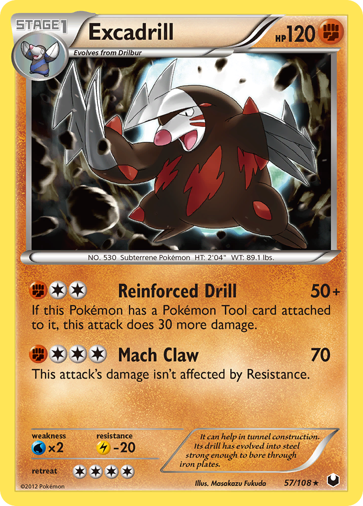 Excadrill (57/108) [Black & White: Dark Explorers] | Good Games Adelaide SA