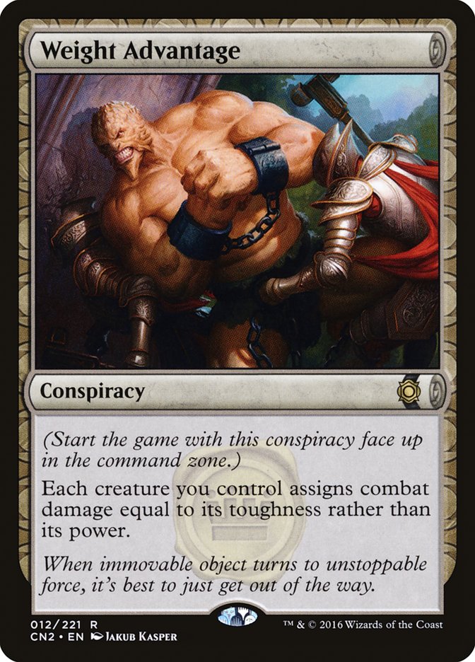 Weight Advantage 12 (Conspiracy: Take the Crown)  - Foil | Good Games Adelaide SA