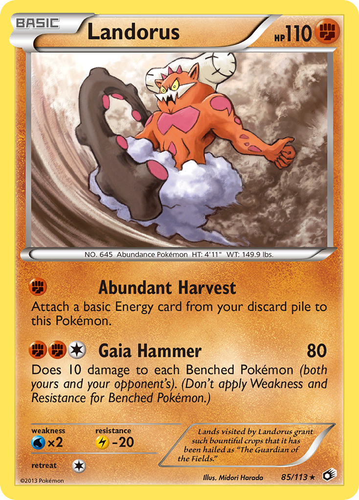 Landorus (85/113) [Black & White: Legendary Treasures] | Good Games Adelaide SA