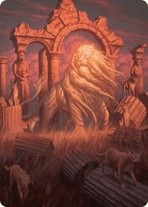 Arahbo the First Fang Art Card 26 54 26 (Art Series: Foundations)  | Good Games Adelaide SA