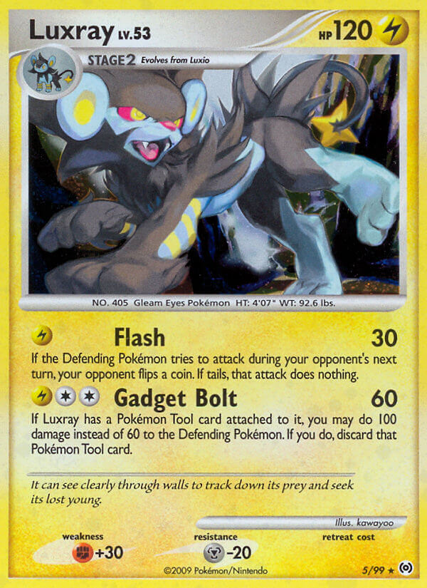 Luxray (5/99) (Theme Deck Exclusive) [Platinum: Arceus] | Good Games Adelaide SA