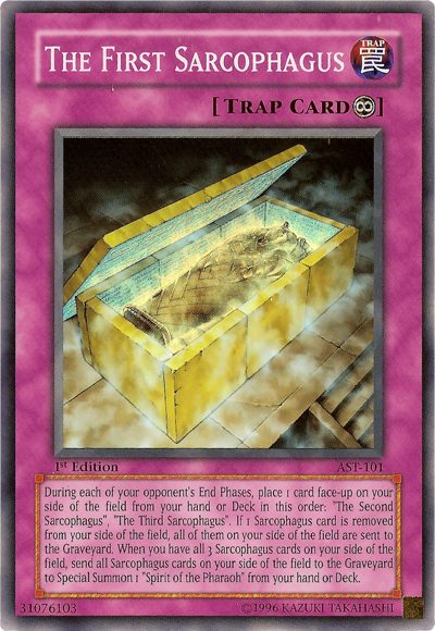 The First Sarcophagus [AST-101] Super Rare | Good Games Adelaide SA
