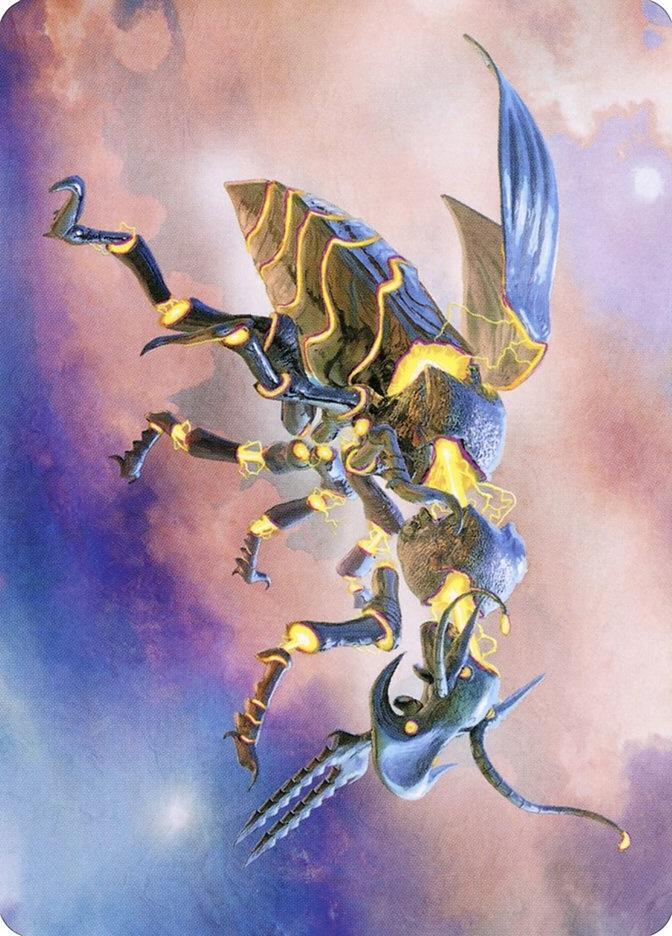 Zabaz the Glimmerwasp Art Card 65 (Art Series: Modern Horizons 2)  | Good Games Adelaide SA