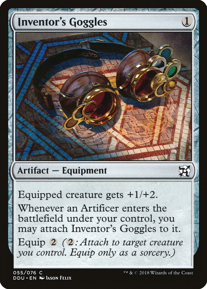 Inventor's Goggles [Duel Decks: Elves vs. Inventors] | Good Games Adelaide SA