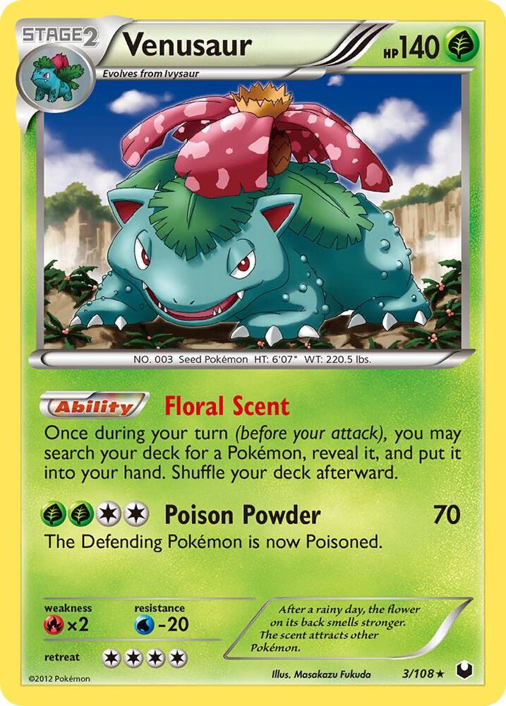 Venusaur 3/108 (Dark Explorers)  - Holofoil | Good Games Adelaide SA