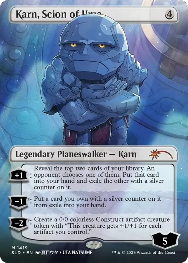 Karn, Scion of Urza (Rainbow Foil) [Secret Lair Drop Series] | Good Games Adelaide SA