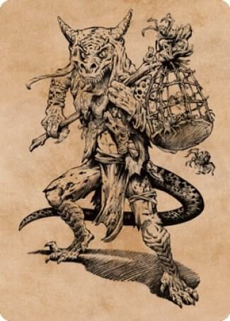 Taunting Kobold Art Card 57 (Art Series: Commander Legends: Battle for Baldur's Gate)  | Good Games Adelaide SA