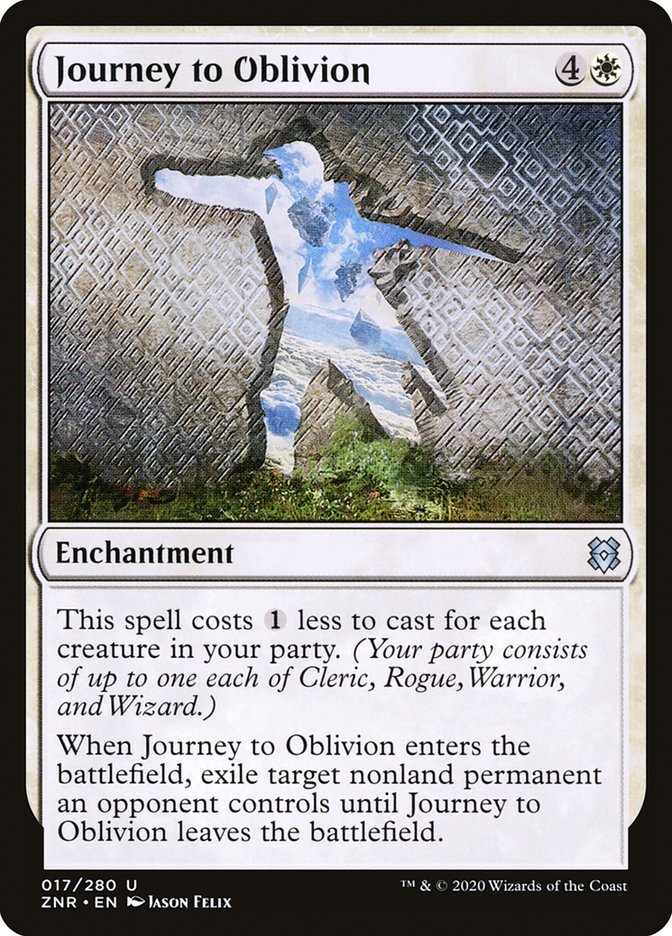 Journey to Oblivion 17/280 (Zendikar Rising)  | Good Games Adelaide SA