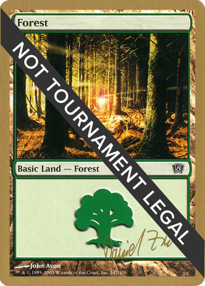 Forest 347 2003 Daniel Zink 8ED  (World Championship Decks)  | Good Games Adelaide SA