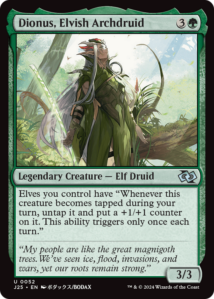 Dionus, Elvish Archdruid [Foundations Jumpstart] | Good Games Adelaide SA