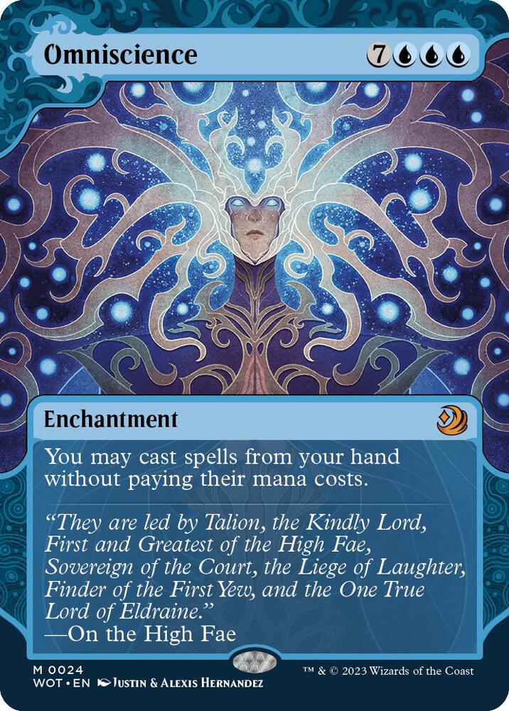 Omniscience 24 (Wilds of Eldraine: Enchanting Tales)  - Foil | Good Games Adelaide SA