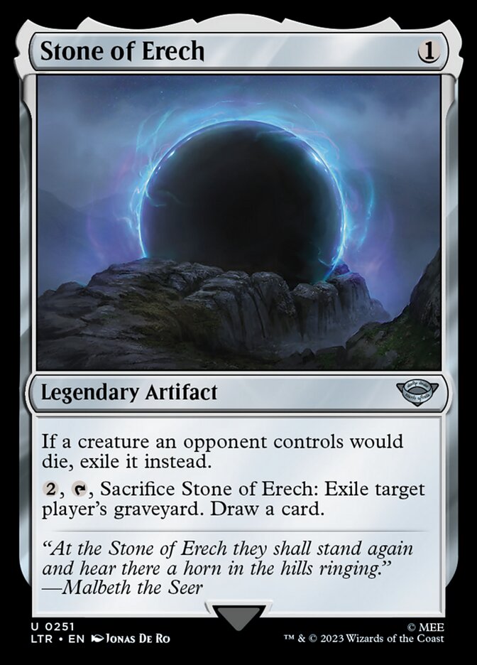 Stone of Erech 251 (Universes Beyond: The Lord of the Rings: Tales of Middle-earth)  - Foil | Good Games Adelaide SA