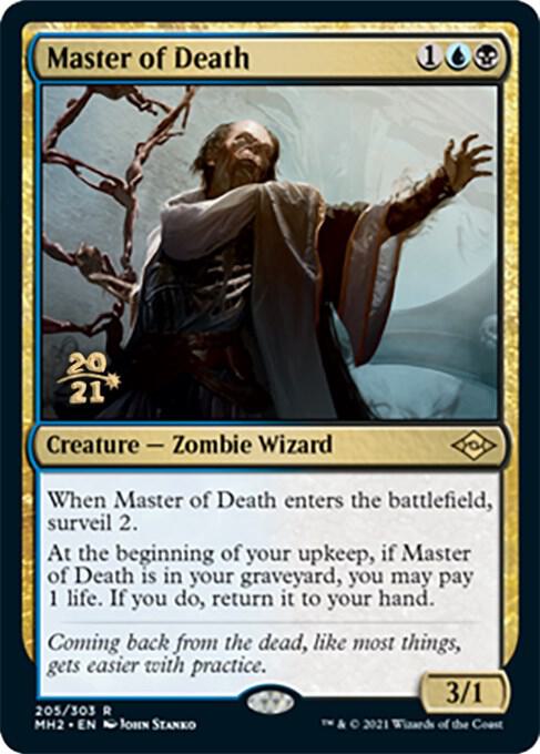 Master of Death 205 (Prerelease Cards)  - Foil | Good Games Adelaide SA