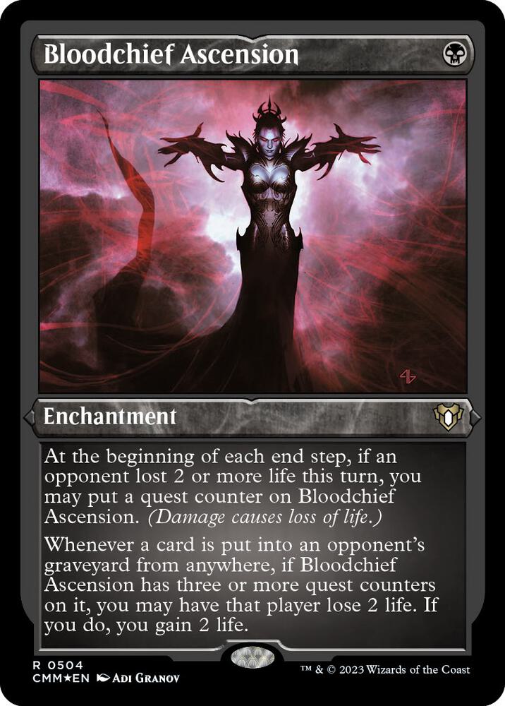 Bloodchief Ascension 504 (Commander Masters)  - Foil | Good Games Adelaide SA