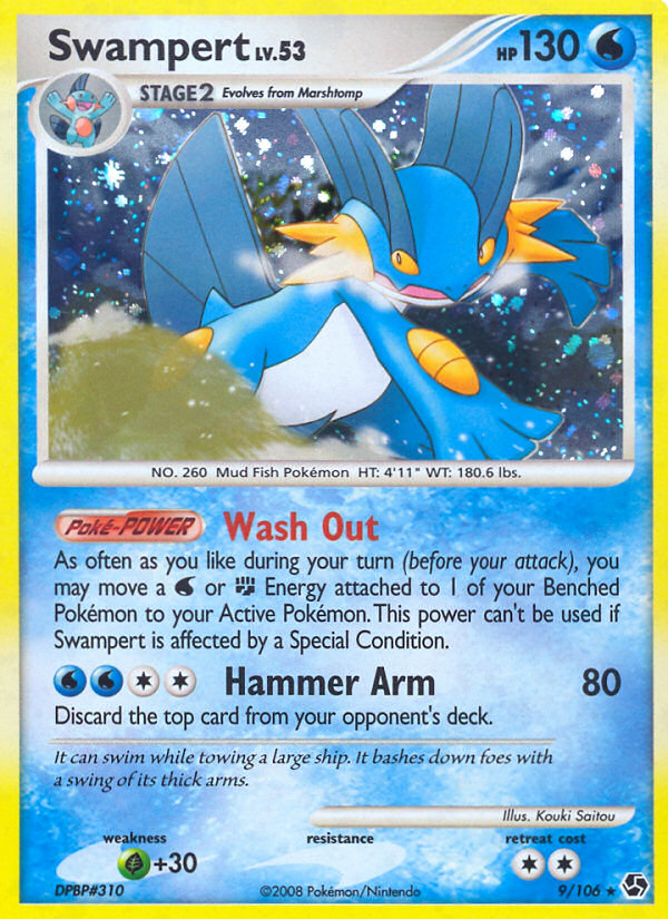 Swampert (9/106) [Diamond & Pearl: Great Encounters] | Good Games Adelaide SA