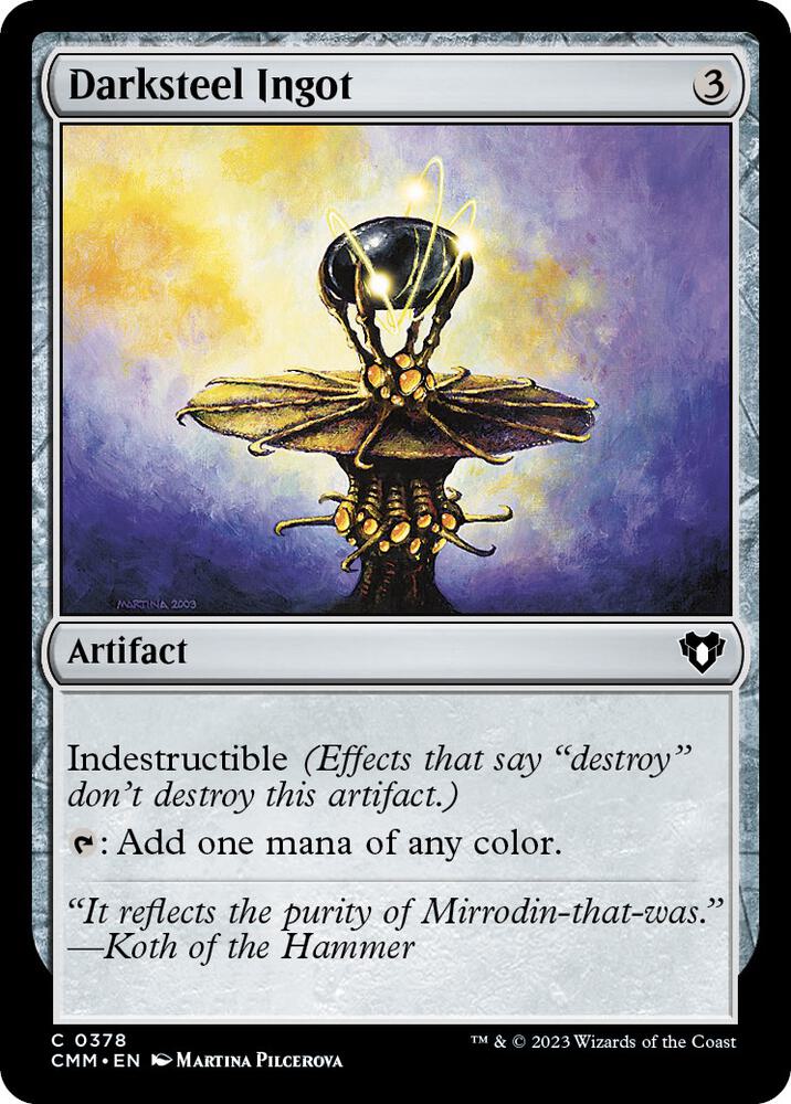 Darksteel Ingot 378 (Commander Masters)  | Good Games Adelaide SA