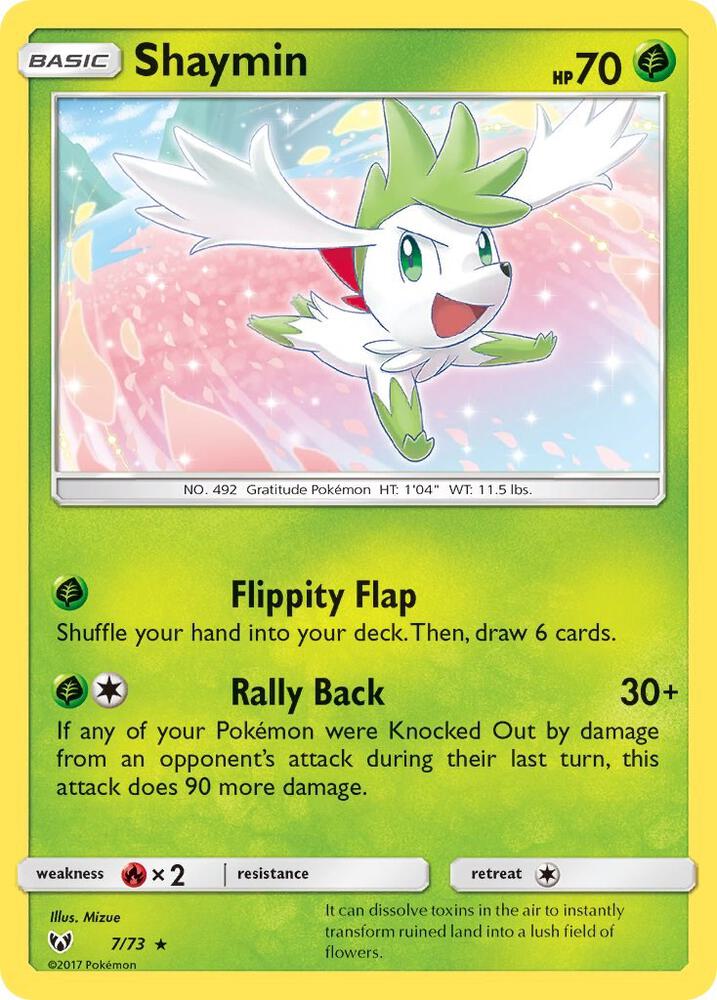 Shaymin 7/73 (Shining Legends)  - Holofoil | Good Games Adelaide SA