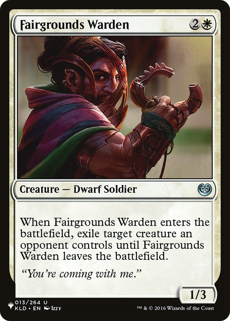 Fairgrounds Warden [The List Reprints] | Good Games Adelaide SA