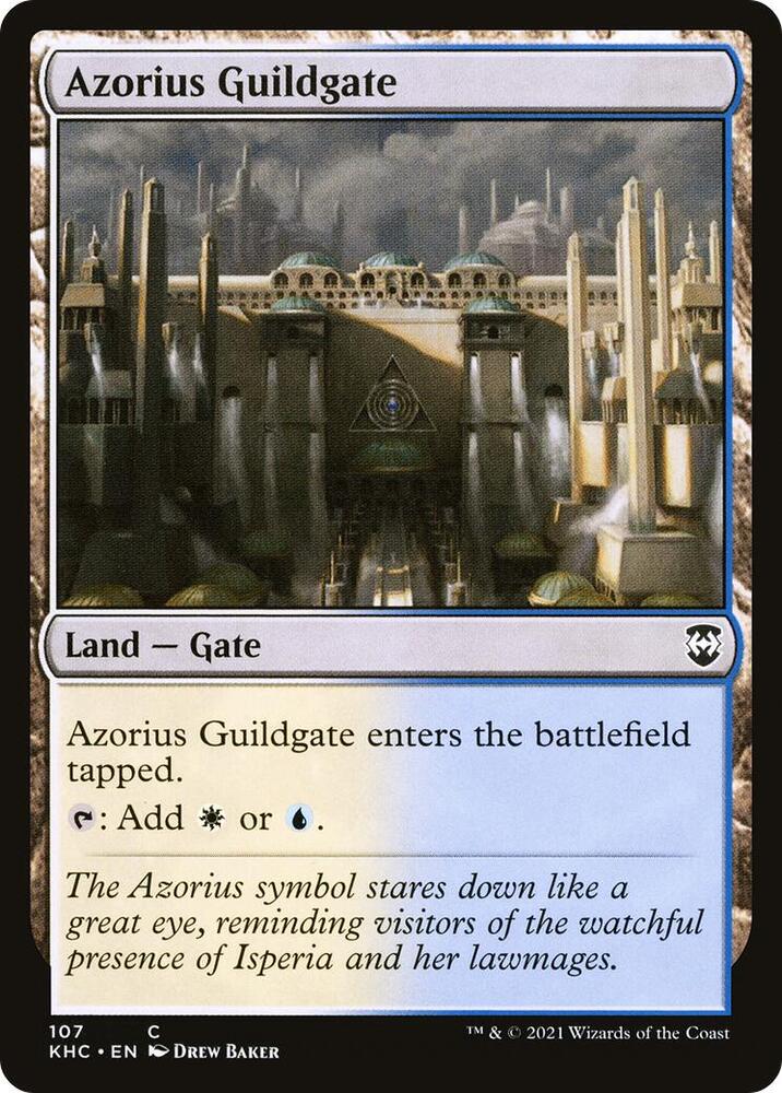 Azorius Guildgate 107 (Commander: Kaldheim)  | Good Games Adelaide SA