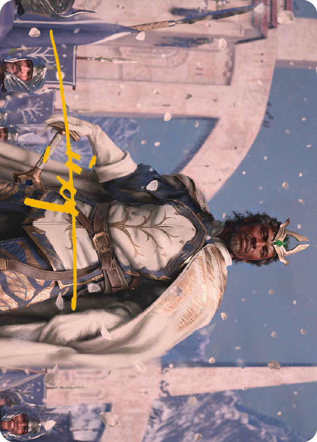 Aragorn, King of Gondor Art Card (Gold-Stamped Signature) [The Lord of the Rings: Tales of Middle-earth Art Series] | Good Games Adelaide SA