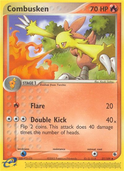 Combusken (27/109) [EX: Ruby & Sapphire] | Good Games Adelaide SA