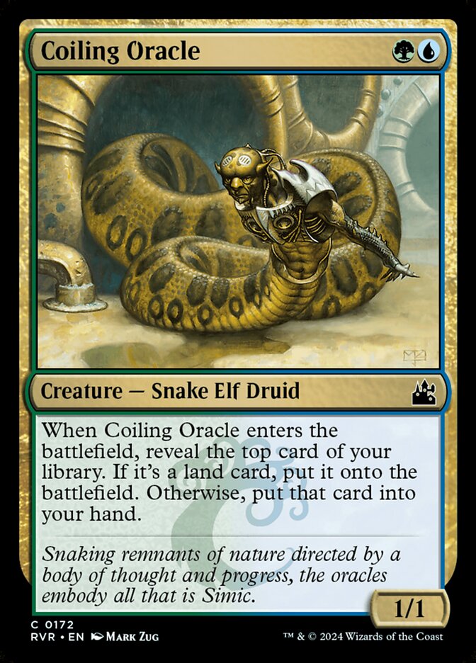 Coiling Oracle 172 (Ravnica Remastered)  - Foil | Good Games Adelaide SA