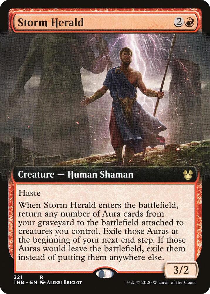 Storm Herald 321 (Theros Beyond Death)  - Foil | Good Games Adelaide SA