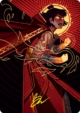 Infuriate Art Card (Gold-Stamped Signature) [Strixhaven: School of Mages Art Series] | Good Games Adelaide SA