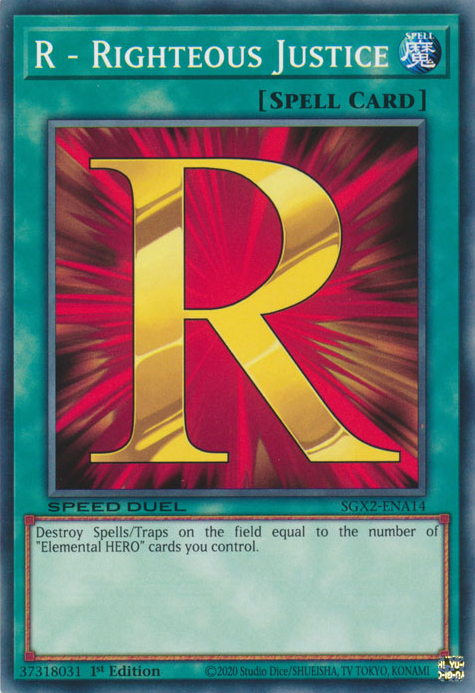 R - Righteous Justice [SGX2-ENA14] Common | Good Games Adelaide SA