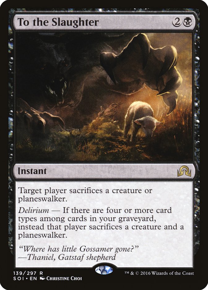 To the Slaughter 139 (Shadows over Innistrad)  | Good Games Adelaide SA