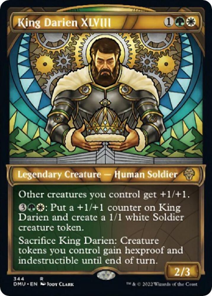King Darien XLVIII Textured Foil 344 (Dominaria United)  - Foil | Good Games Adelaide SA