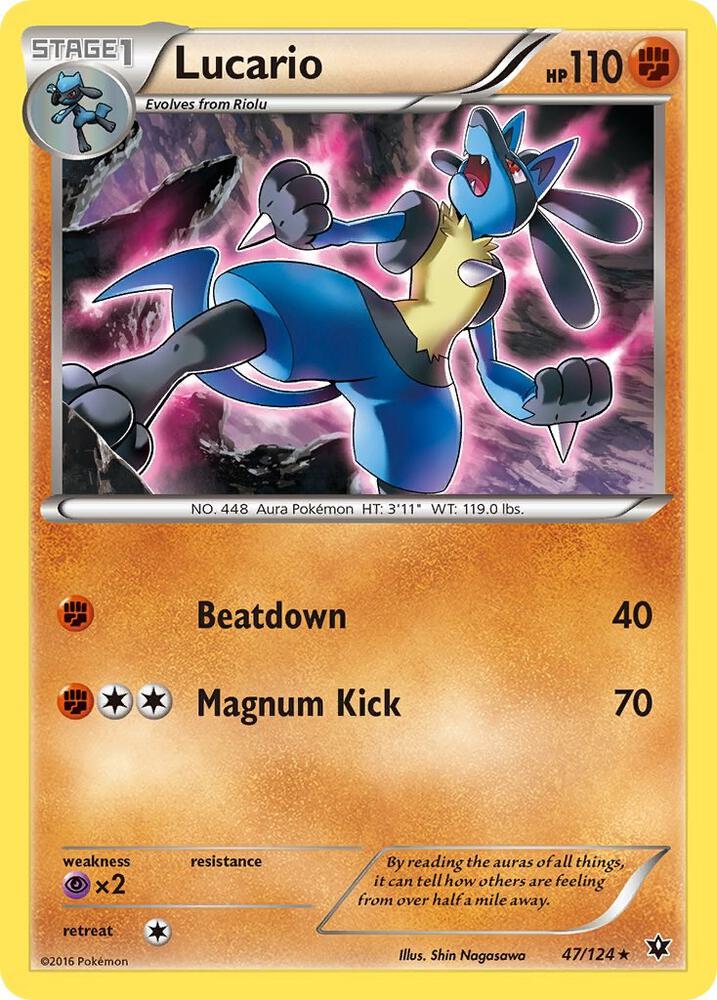 Lucario 47/124 (XY - Fates Collide)  | Good Games Adelaide SA