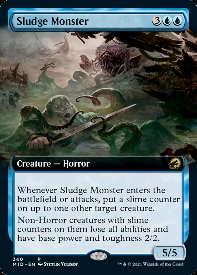 Sludge Monster (Extended) [Innistrad: Midnight Hunt] | Good Games Adelaide SA