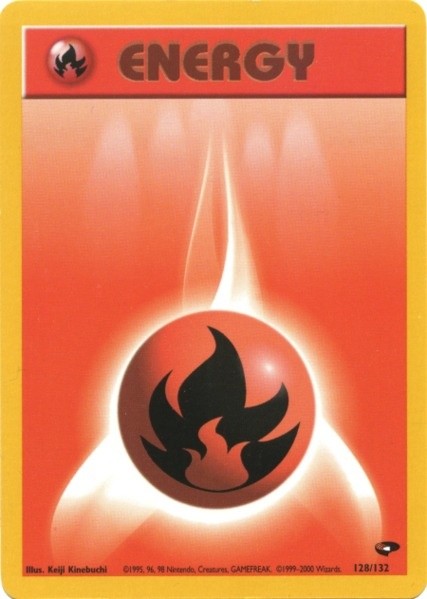 Fire Energy (128/132) [Gym Challenge Unlimited] | Good Games Adelaide SA