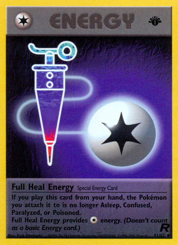 Full Heal Energy (81/82) [Team Rocket 1st Edition] | Good Games Adelaide SA