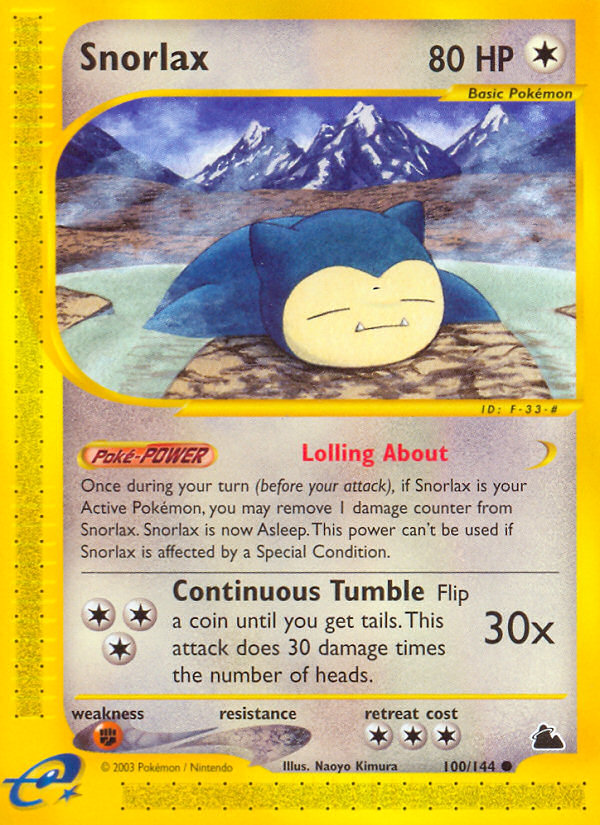 Snorlax (100/144) [Skyridge] | Good Games Adelaide SA