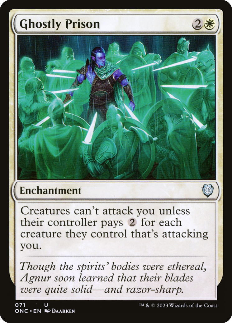 Ghostly Prison [Phyrexia: All Will Be One Commander] | Good Games Adelaide SA
