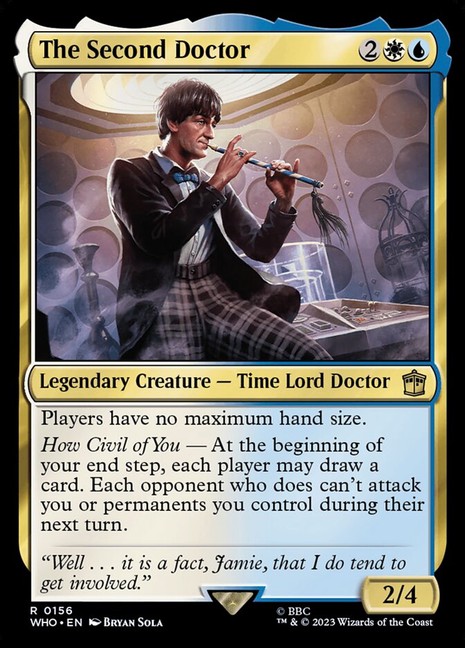 The Second Doctor 156 (Universes Beyond: Doctor Who)  | Good Games Adelaide SA