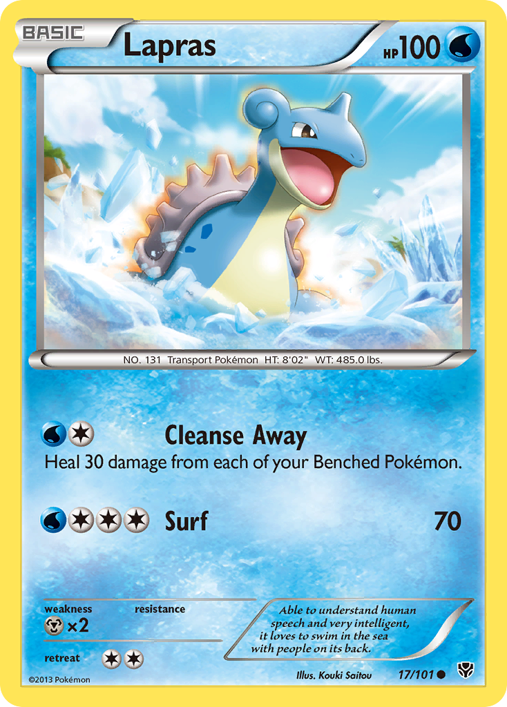 Lapras (17/101) [Black & White: Plasma Blast] | Good Games Adelaide SA