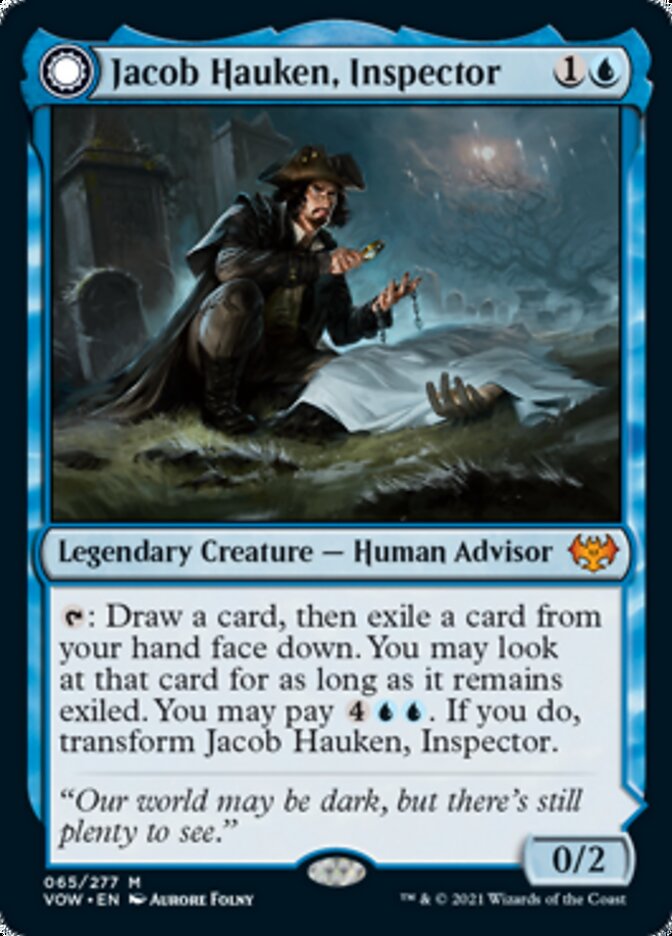 Jacob Hauken, Inspector // Hauken's Insight [Innistrad: Crimson Vow] | Good Games Adelaide SA