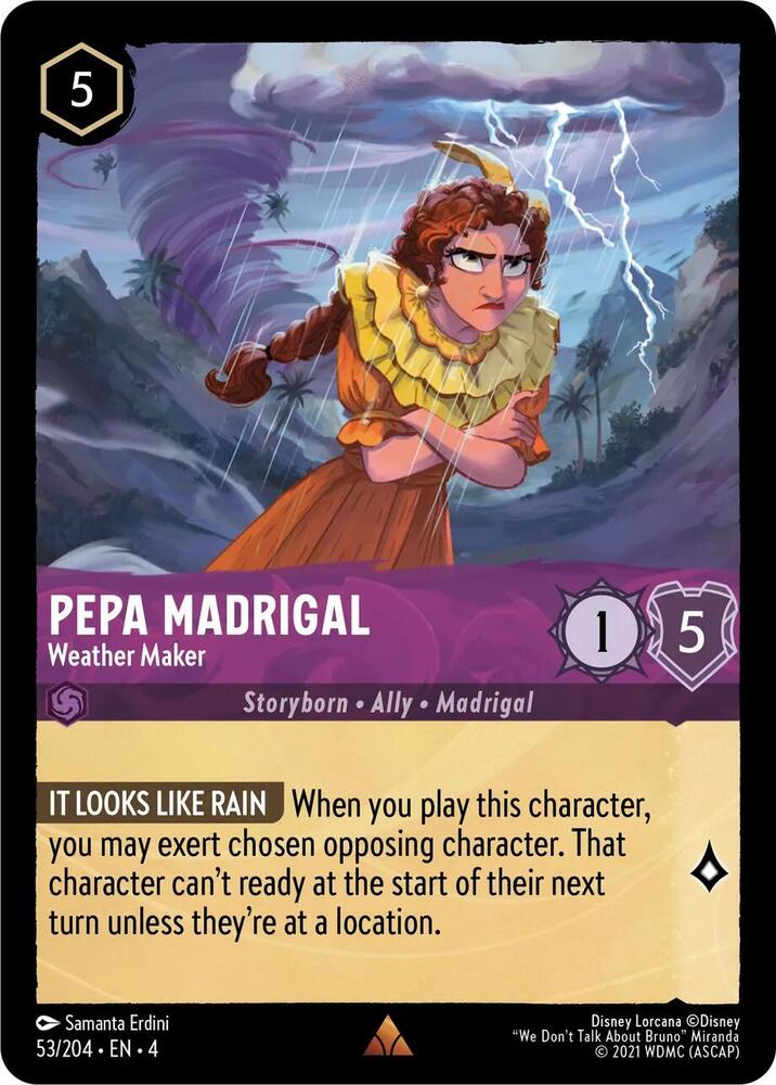 Pepa Madrigal Weather Maker 53/204 (Ursula's Return)  - Cold Foil | Good Games Adelaide SA