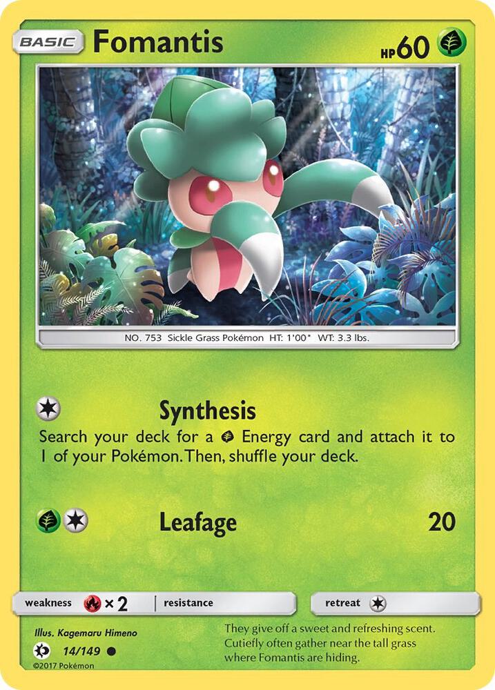 Fomantis 14/149 (SM Base Set)  | Good Games Adelaide SA