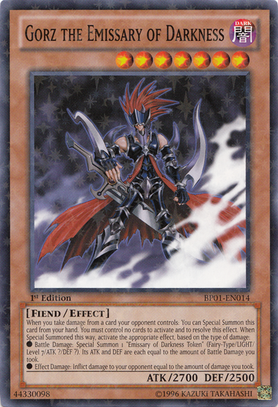 Gorz the Emissary of Darkness [BP01-EN014] Starfoil Rare | Good Games Adelaide SA