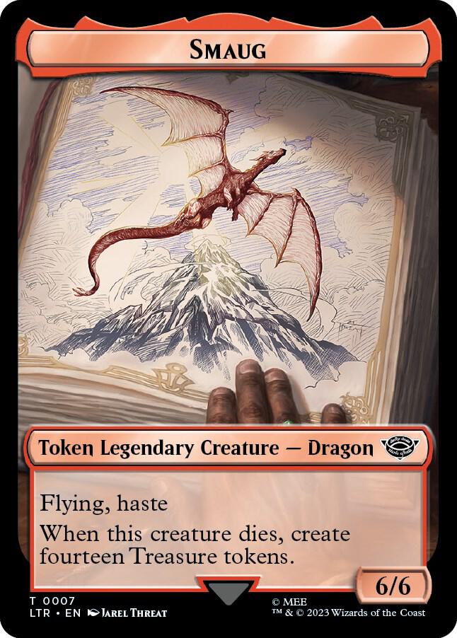 Smaug Token 7 (Universes Beyond: The Lord of the Rings: Tales of Middle-earth)  | Good Games Adelaide SA