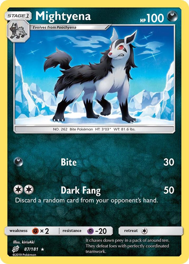 Mightyena 87/181 (SM - Team Up)  - Reverse Holofoil | Good Games Adelaide SA