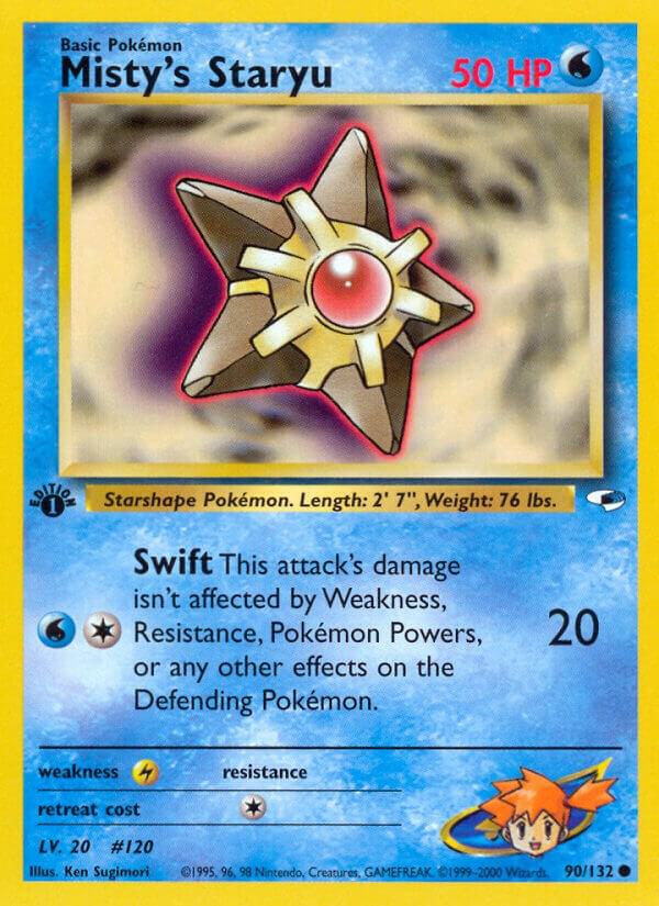 Misty's Staryu 090/132 (Gym Heroes)  - 1st Edition | Good Games Adelaide SA
