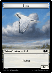 Bird // Food (0012) Double-Sided Token [Wilds of Eldraine Tokens] | Good Games Adelaide SA