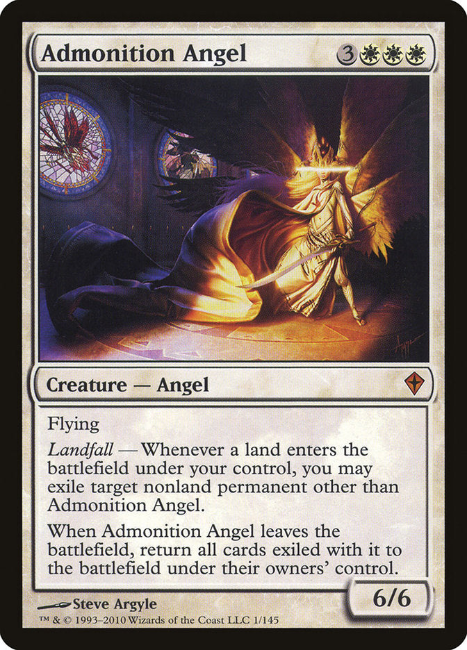 Admonition Angel [Worldwake] | Good Games Adelaide SA