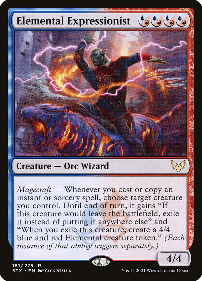 Elemental Expressionist 181 (Strixhaven: School of Mages)  - Foil | Good Games Adelaide SA